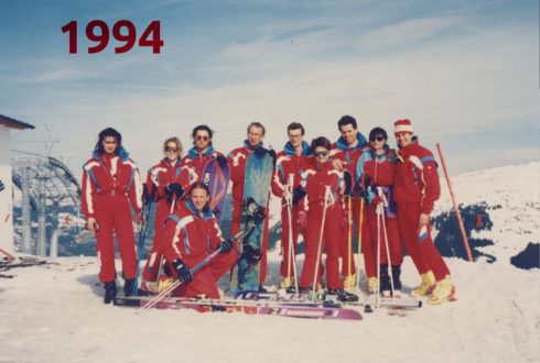 Tým lyžařské školy - rok 1994